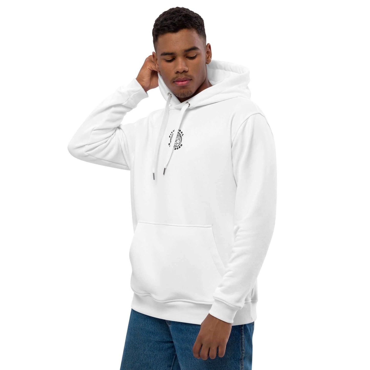 EcoLux Hoodie White